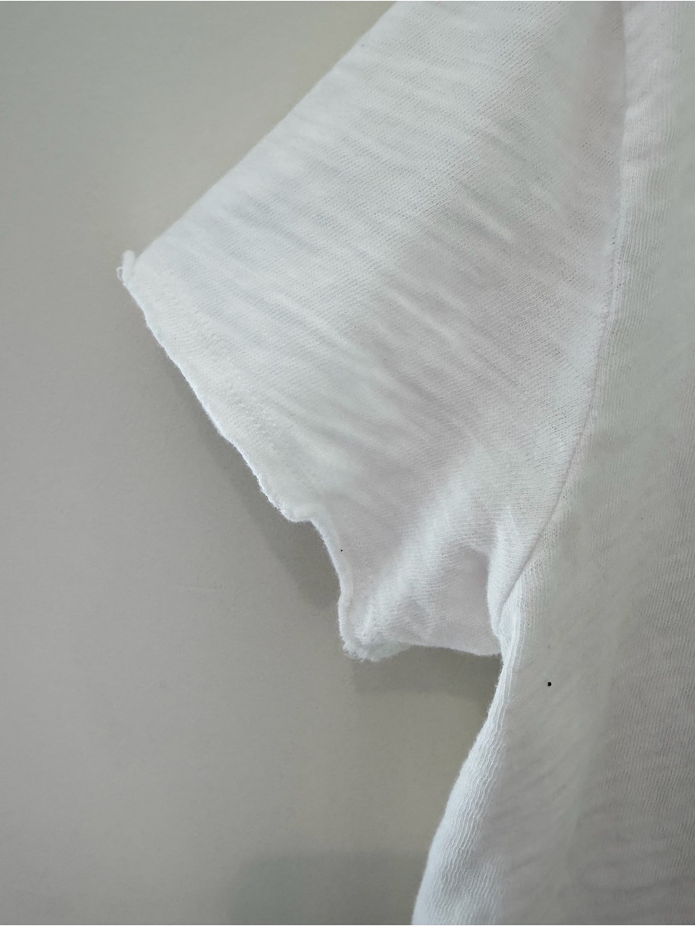 Dear John Crisp White V-Neck Women's Tee - Picture 4 of 6